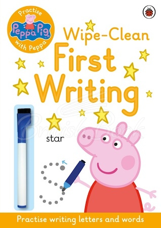 Книга Peppa Pig: Practise with Peppa: Wipe-Clean First Writing зображення