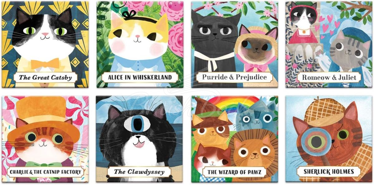Набір Bookish Cats Magnets зображення 1