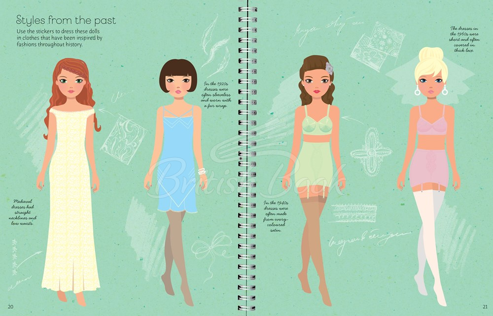 Книга Sticker Dolly Dressing: Fashion Designer: Wedding Collection зображення 1
