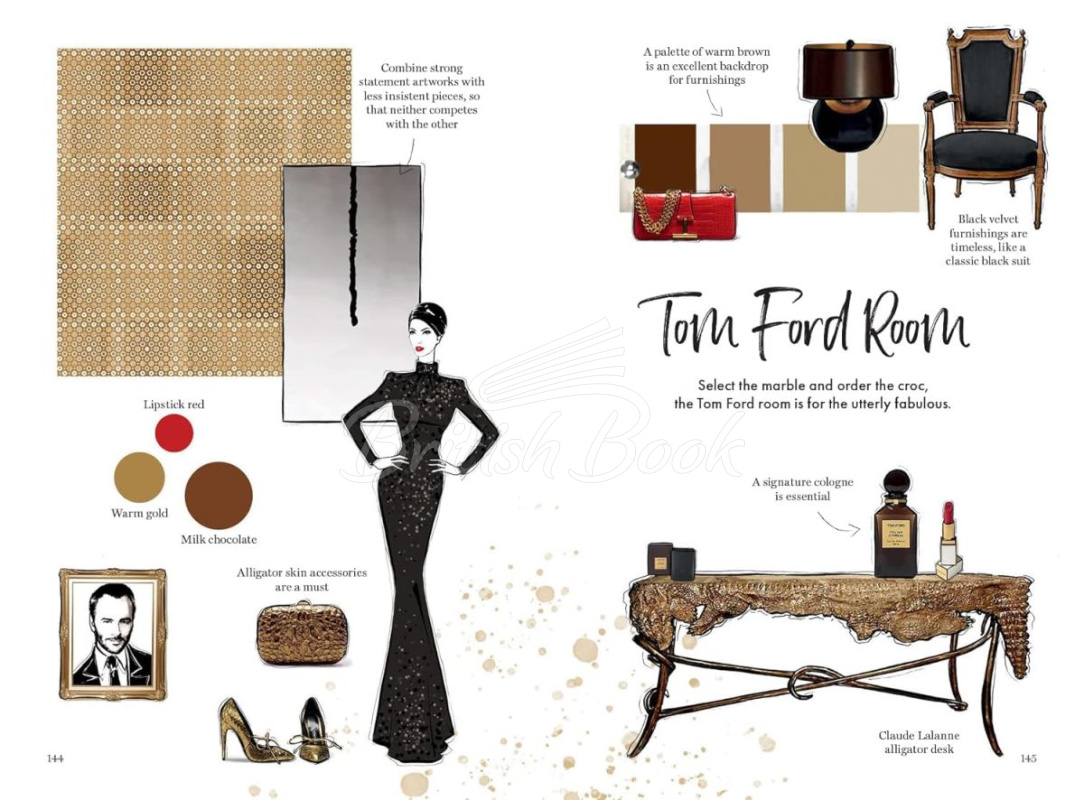 Книга Fashion House: Illustrated Interiors from the Icons of Style изображение 13