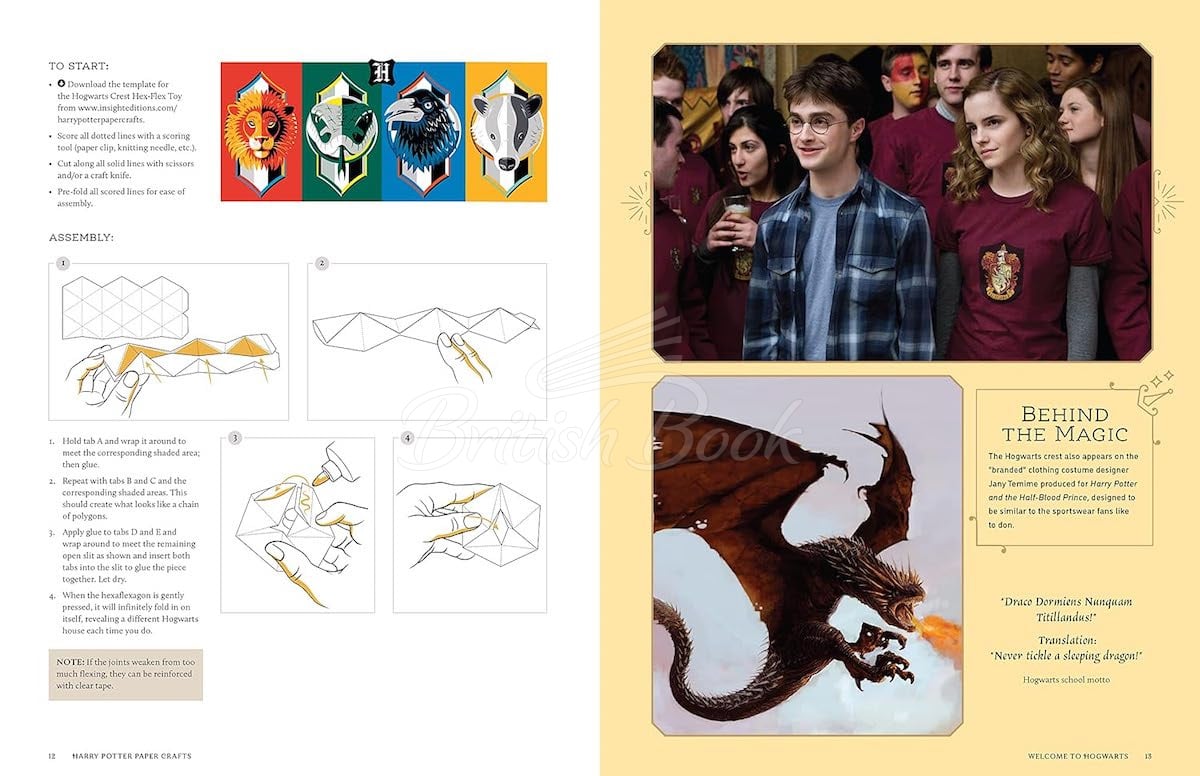 Книга Harry Potter: Magical Paper Crafts изображение 3