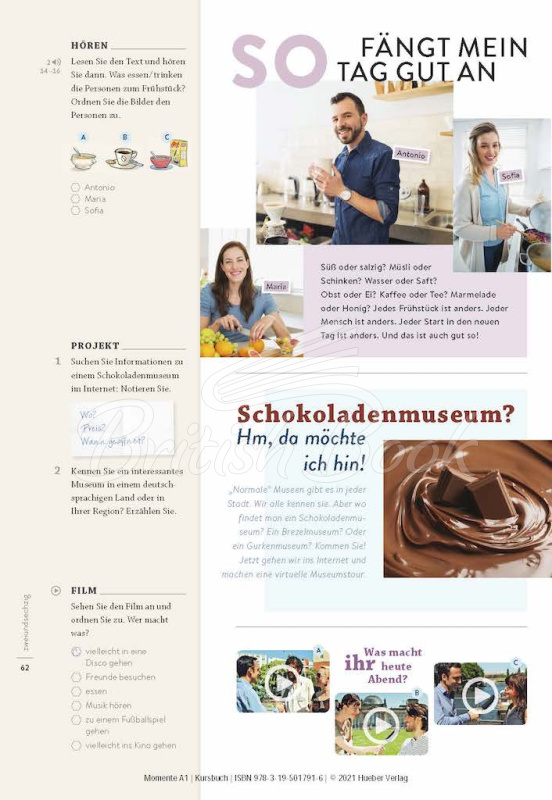 Учебник Momente A1 Kursbuch mit interaktive Version изображение 15