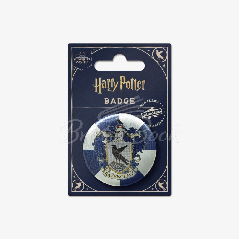 Значок Hogwarts: Ravenclaw House Crest Button Badge зображення 3