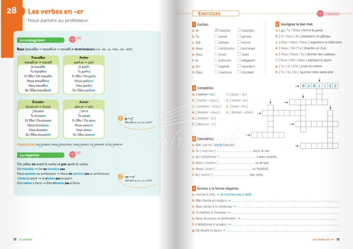 Учебник Exercices de Grammaire et conjugaison A1 изображение 7