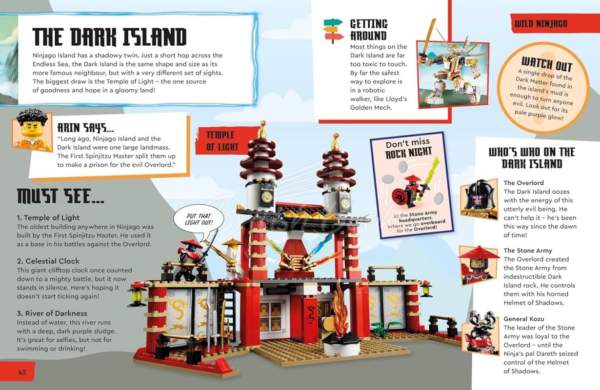 Книга LEGO Ninjago Dragons Rising Adventure Atlas изображение 2