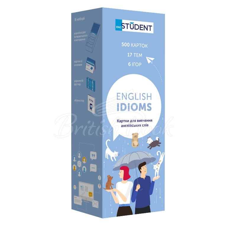 Картки для вивчення англійських слів English Idioms зображення 1