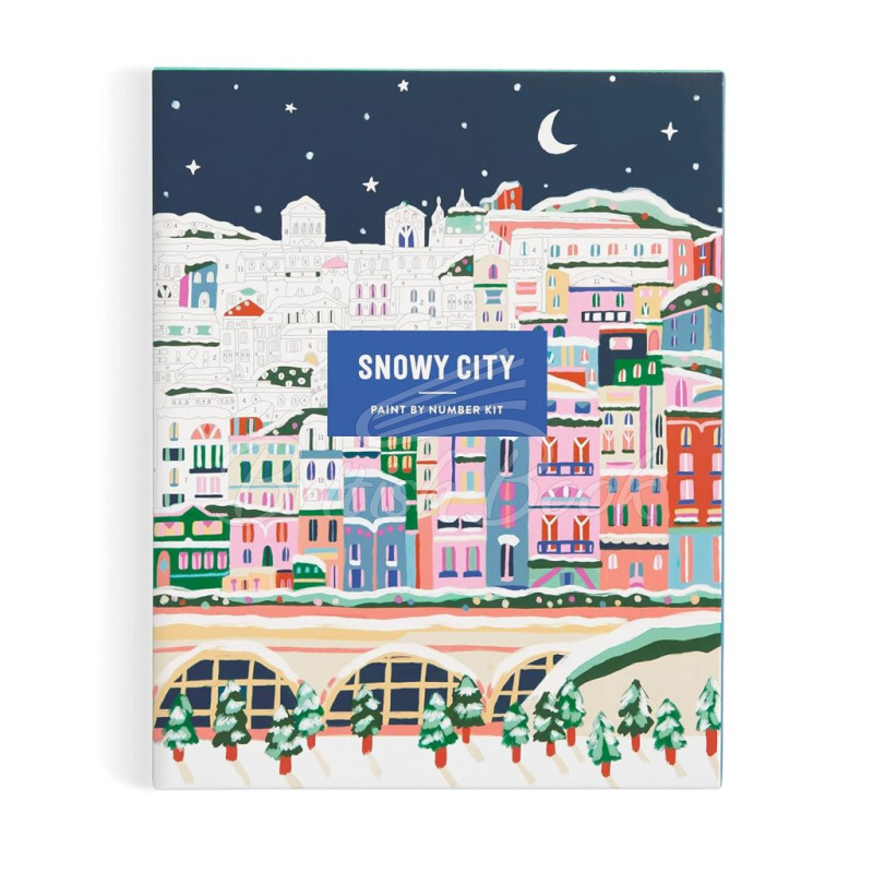 Набір для творчості Snowy City Paint by Number Kit зображення 2