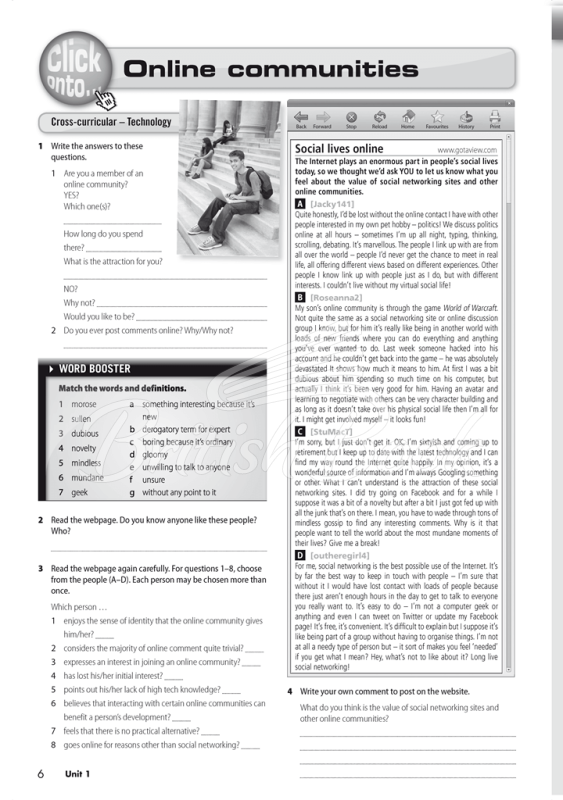 Рабочая тетрадь Gateway B2+ Workbook изображение 5