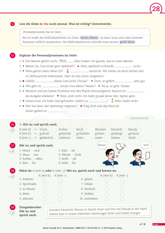 Рабочая тетрадь Beste Freunde A2.2 Arbeitsbuch mit Audios online изображение 7