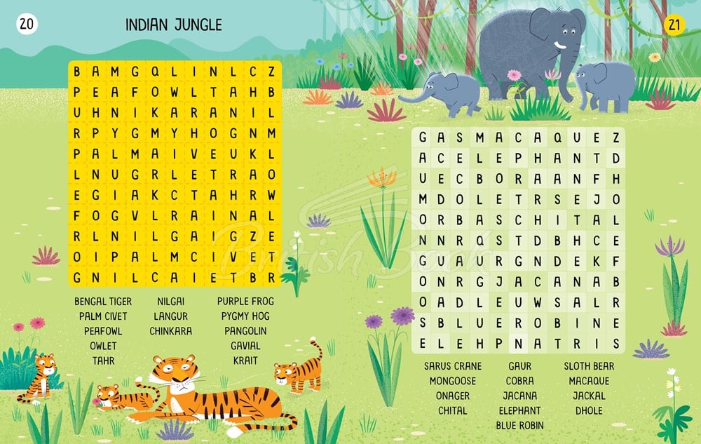 Книга 100 Children's Wordsearches: Animals зображення 1