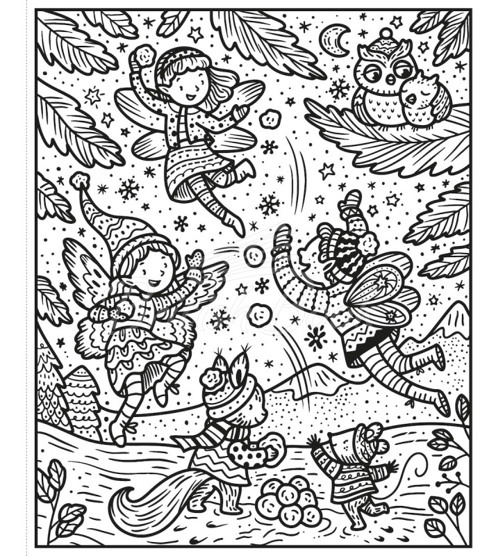 Книга Winter Wonderland Magic Painting Book зображення 3