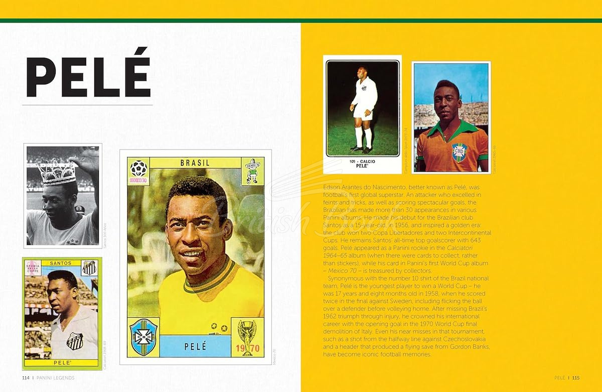 Книга Panini Legends: A Celebration of the World's Greatest Football Stickers изображение 7