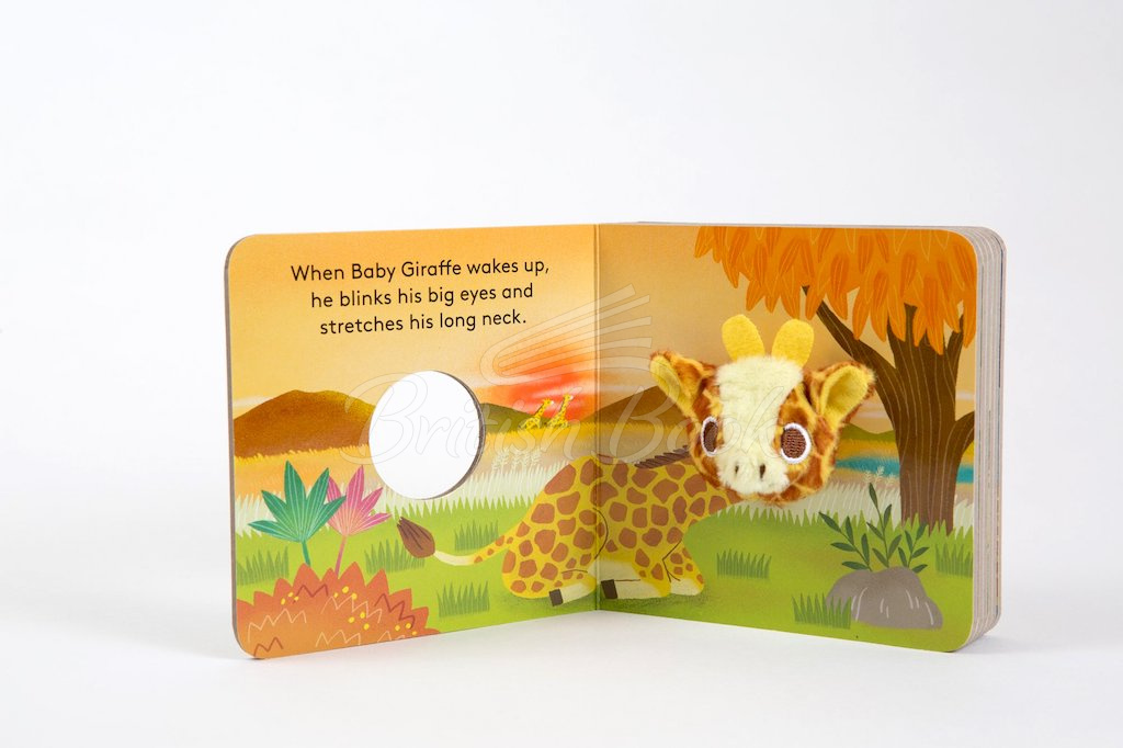 Книга Baby Giraffe Finger Puppet Book зображення 3