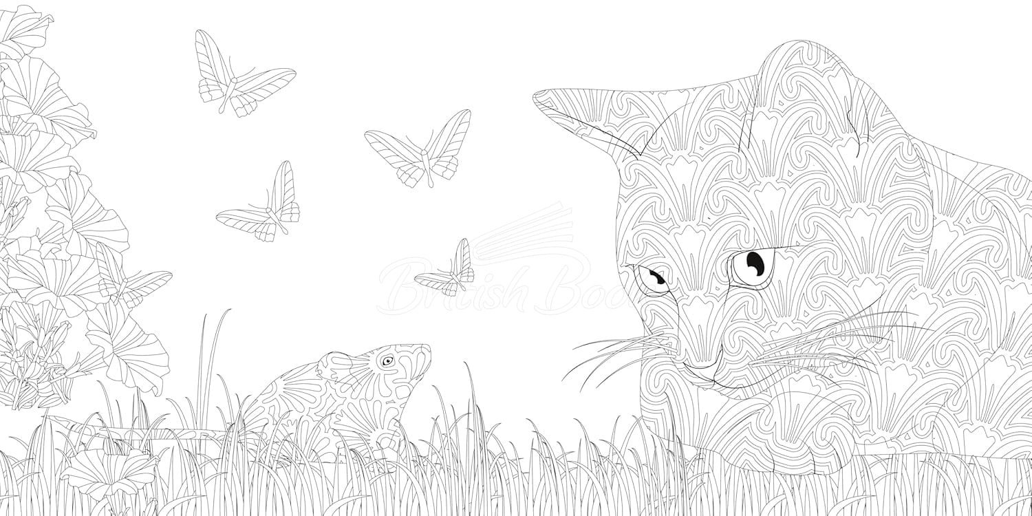 Книга Relaxing Cats Colouring Book зображення 8