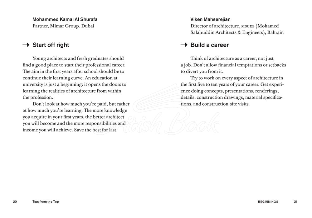Книга Tips from the Top: Architects Share Their Advice for Success зображення 9
