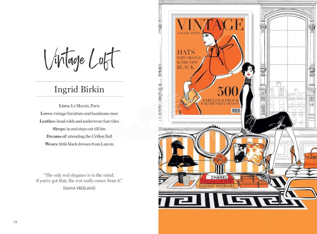 Книга Fashion House: Illustrated Interiors from the Icons of Style зображення 6