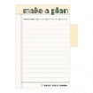 Make A Plan Sticky Note with Tabs Pad