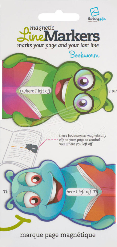 Закладка Line Markers Bookworm изображение