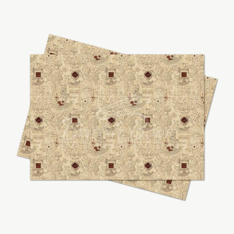 Упаковочная бумага Harry Potter Gift Wrap: The Marauder's Map изображение 2