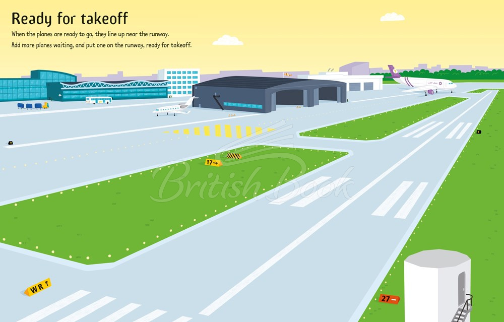 Книга First Sticker Book: Airport зображення 4