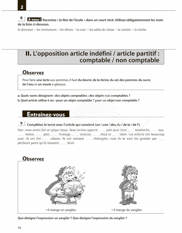 Книга Les 500 Exercices de Grammaire B1 зображення 8