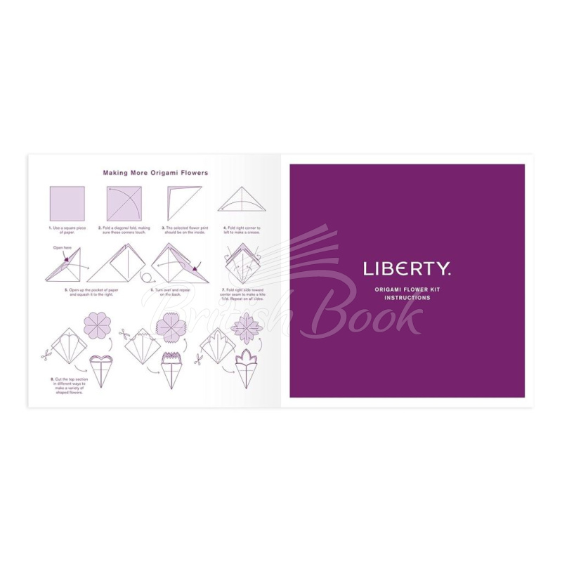 Набір для творчості Liberty Classic Floral Origami Flower Kit зображення 4