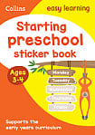 Collins Easy Learning: Starting Preschool Sticker Book (Ages 3-4)