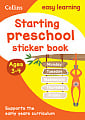Collins Easy Learning: Starting Preschool Sticker Book (Ages 3-4)