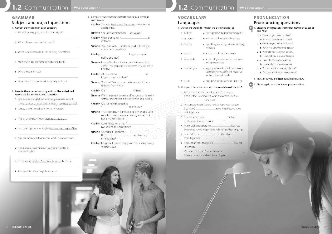 Рабочая тетрадь Language Hub Intermediate Workbook with key изображение 2