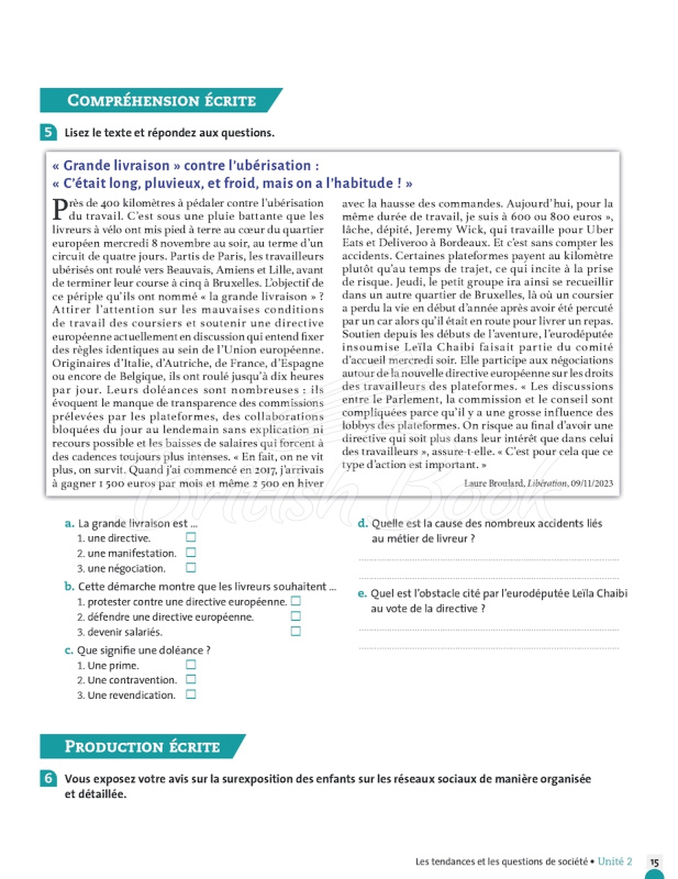 Рабочая тетрадь Odyssée C1/C2 Cahier d'activités avec audio en ligne изображение 13