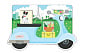 Paris Scooter Shaped Cover Sticky Notes