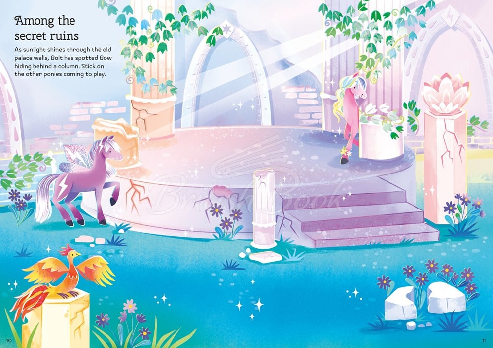 Книга Sparkly Fairy Ponies Sticker Book зображення 1