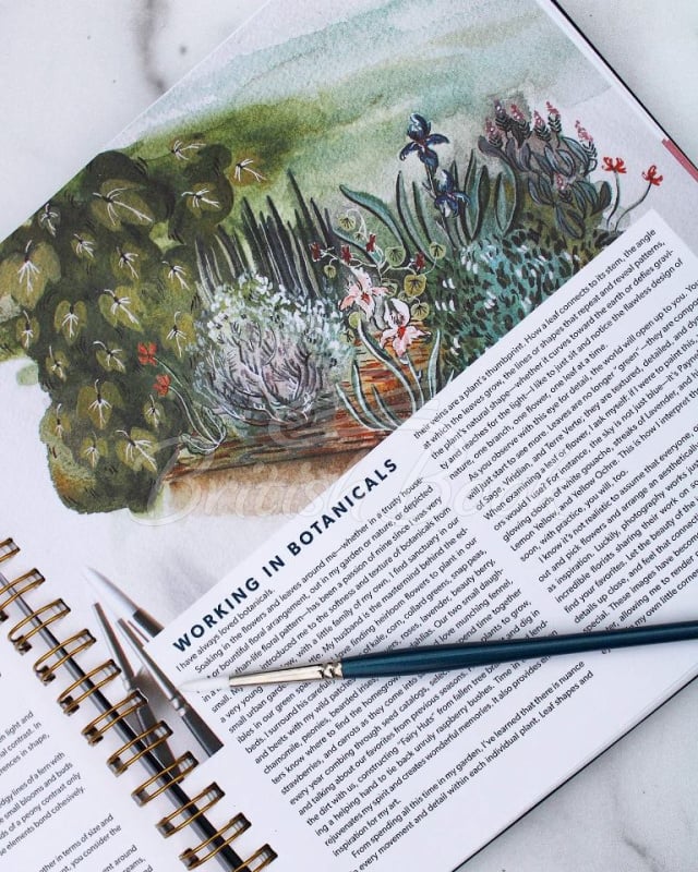 Книга Modern Watercolor Botanicals изображение 3