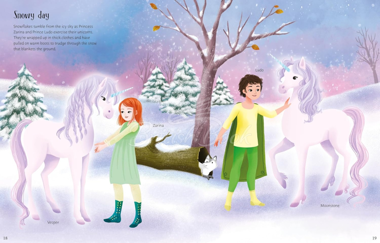 Книга Sticker Dolly Dressing: Unicorn Princesses изображение 2