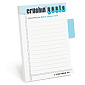 Crushin' Goals Sticky Note with Tabs Pad