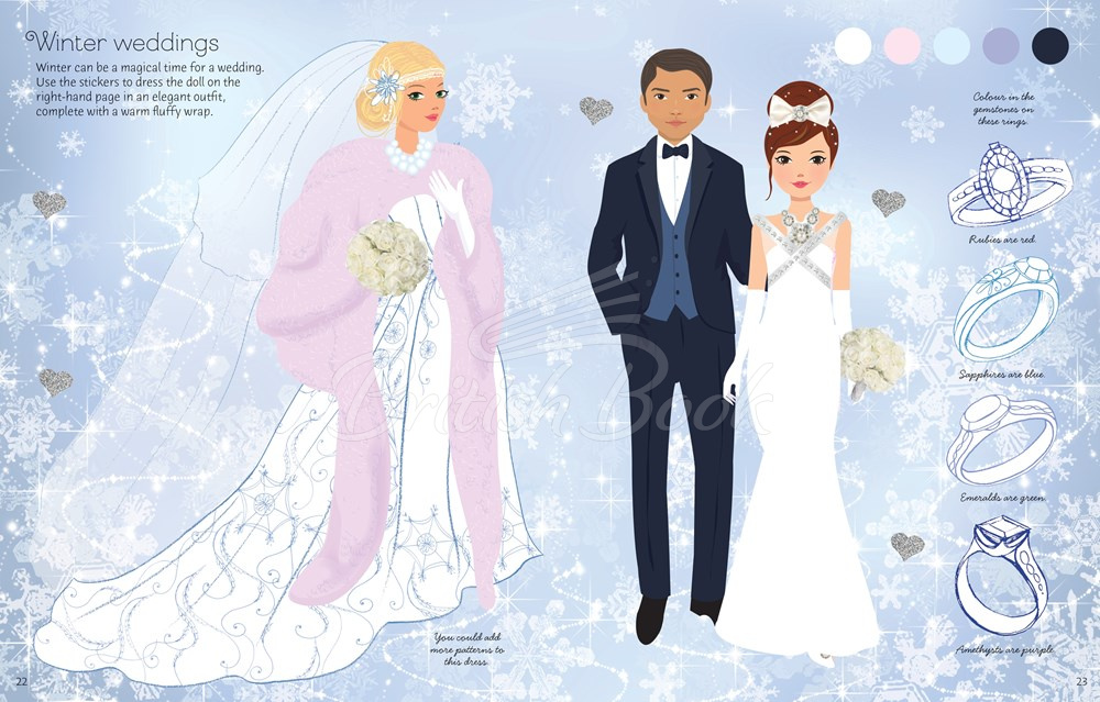 Книга Sticker Dolly Dressing: Fashion Designer: Wedding Collection зображення 4