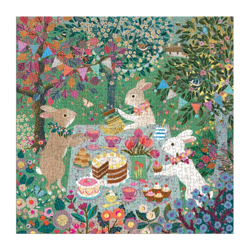 Пазл Spring Tea Party 500 Piece Foil Puzzle изображение 3