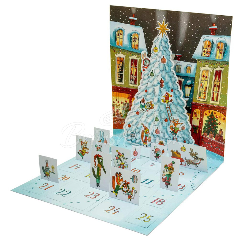 Адвент-календарь Merry Christmas Tree Pop-Up Advent Calendar изображение 1