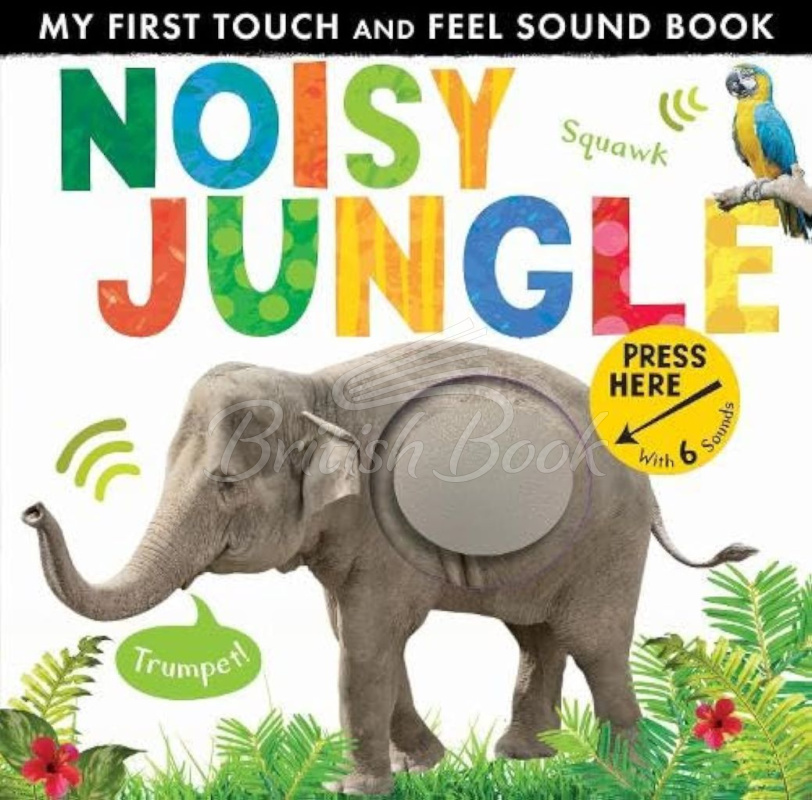 Книга My First Touch and Feel Sound Book: Noisy Jungle зображення