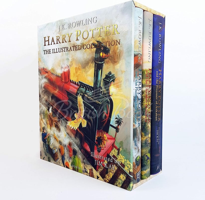 Набір книжок Harry Potter Illustrated Box Set (3 Books) від автора J K