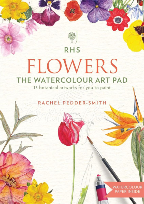 Книга RHS Flowers: The Watercolour Art Pad зображення