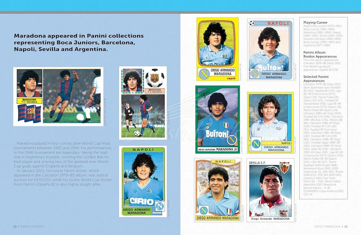 Книга Panini Legends: A Celebration of the World's Greatest Football Stickers изображение 4