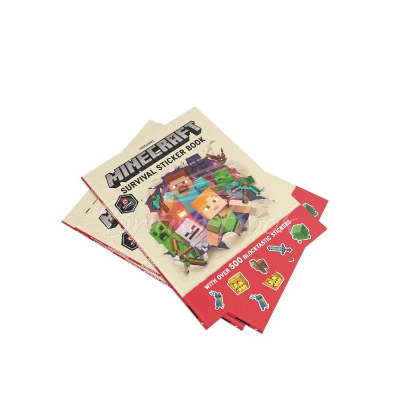 Книга Minecraft Survival Sticker Book изображение 5