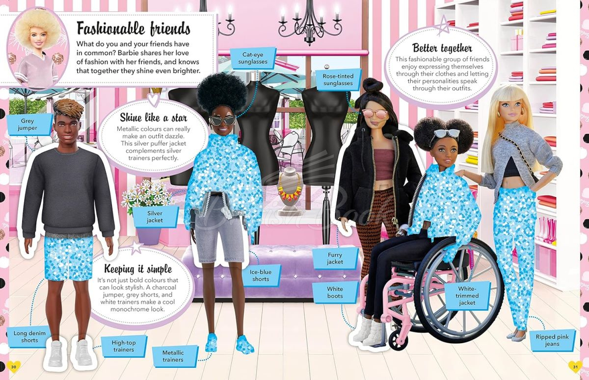 Книга Barbie Dress Up Ultimate Sticker Collection изображение 7