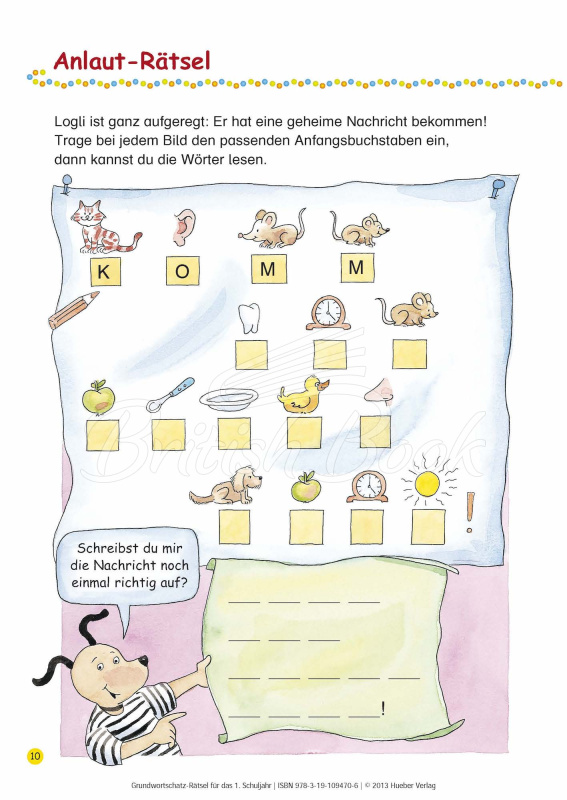 Книга Spielerisch Deutsch lernen Lernstufe 1 Grundwortschatz-Rätsel für das 1. Schuljahr изображение 2