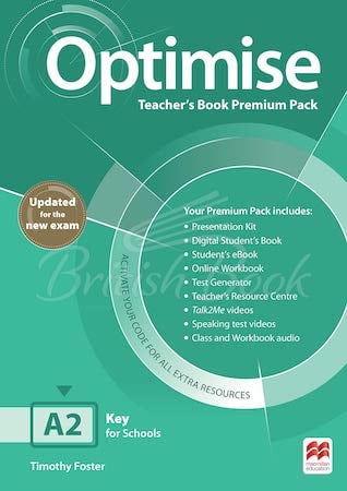 Книга для вчителя Optimise A2 Teacher's Book Premium Pack (Updated for the New Exam) зображення