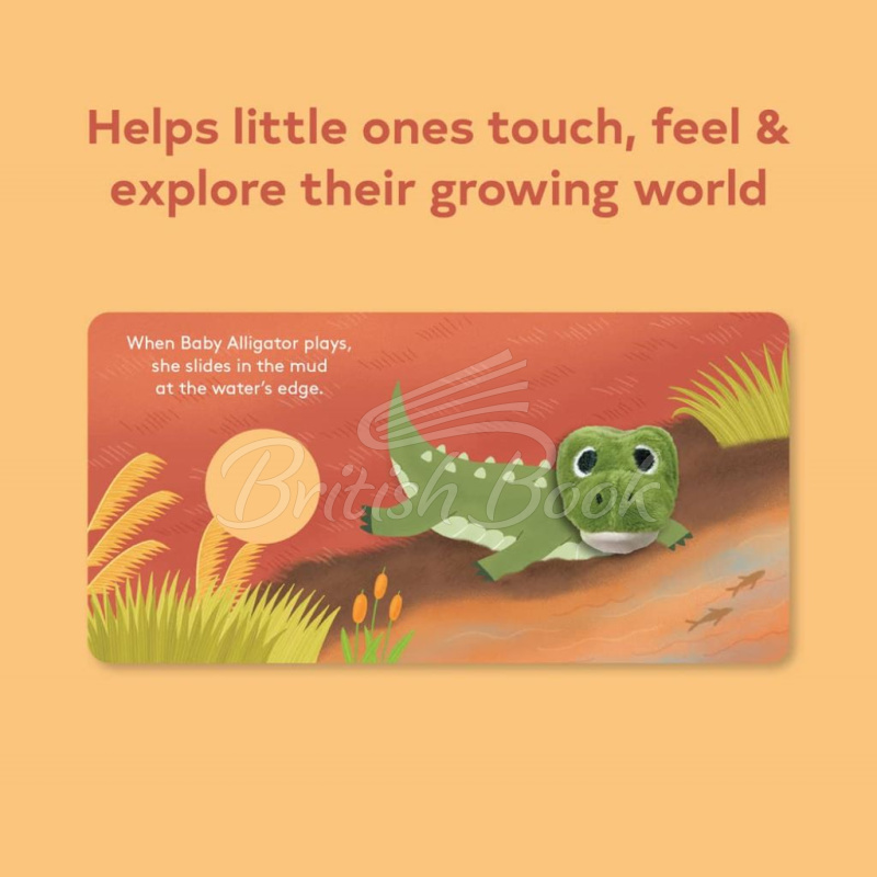 Книга Baby Alligator Finger Puppet Book зображення 2