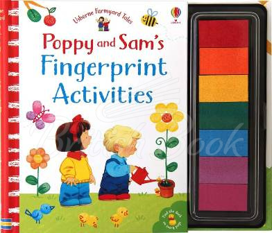 Книга Usborne Farmyard Tales: Poppy and Sam's Fingerprint Activities изображение