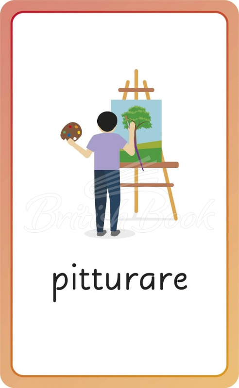 Картки Italian for Everyone Junior: First Words Flash Cards зображення 9