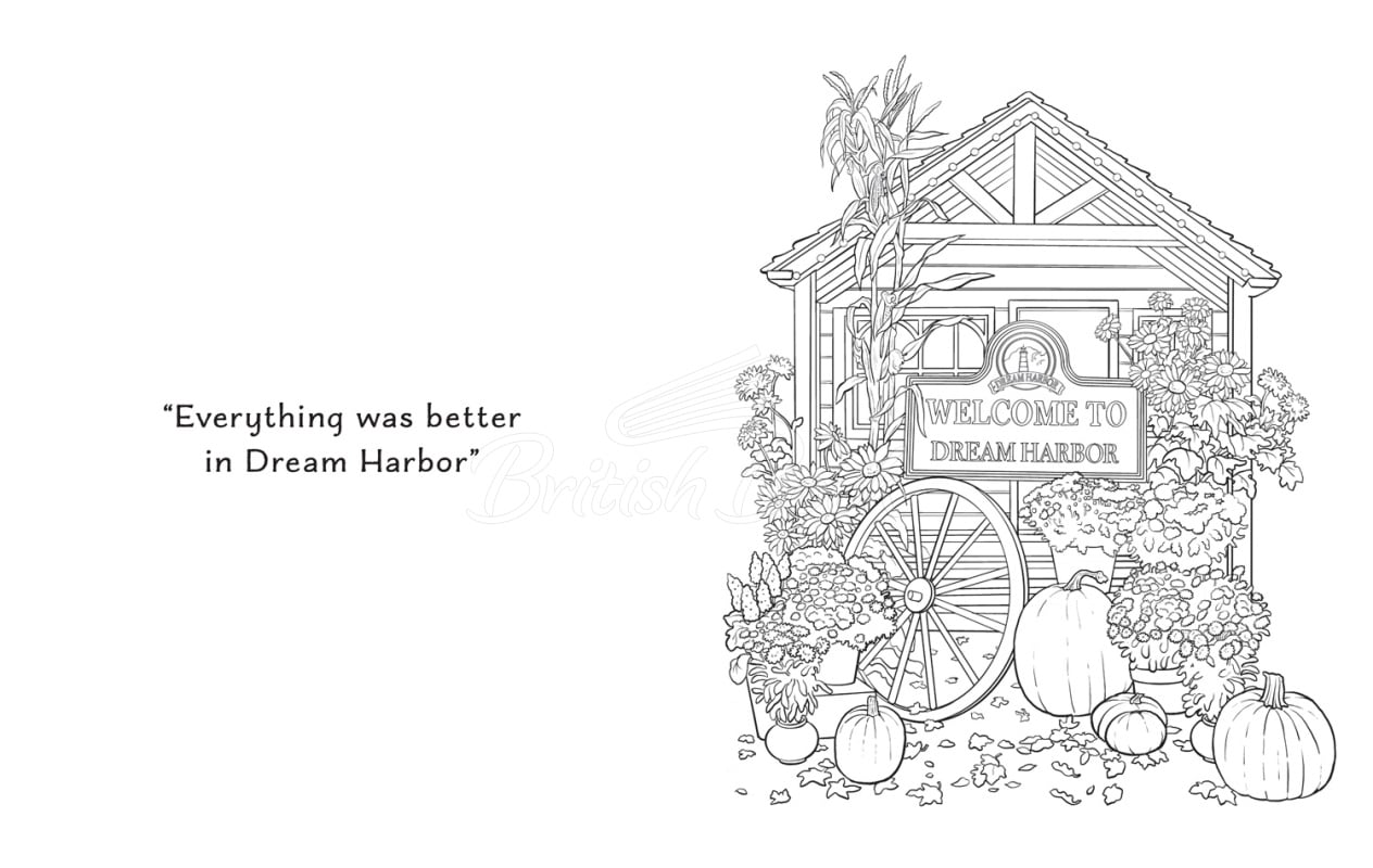 Книга The Pumpkin Spice Café Coloring Book изображение 2